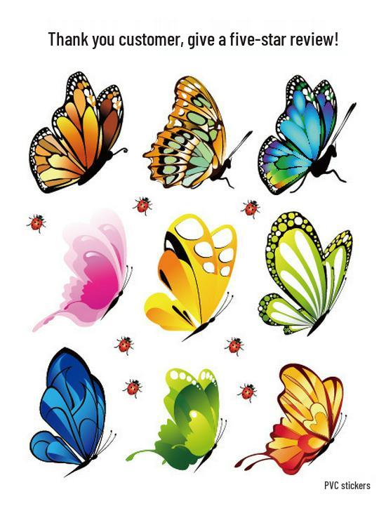 

Настенные наклейки «Девять бабочек» - Декор для подарка, Пожалуйста, оставьте пятизвездочный отзыв!