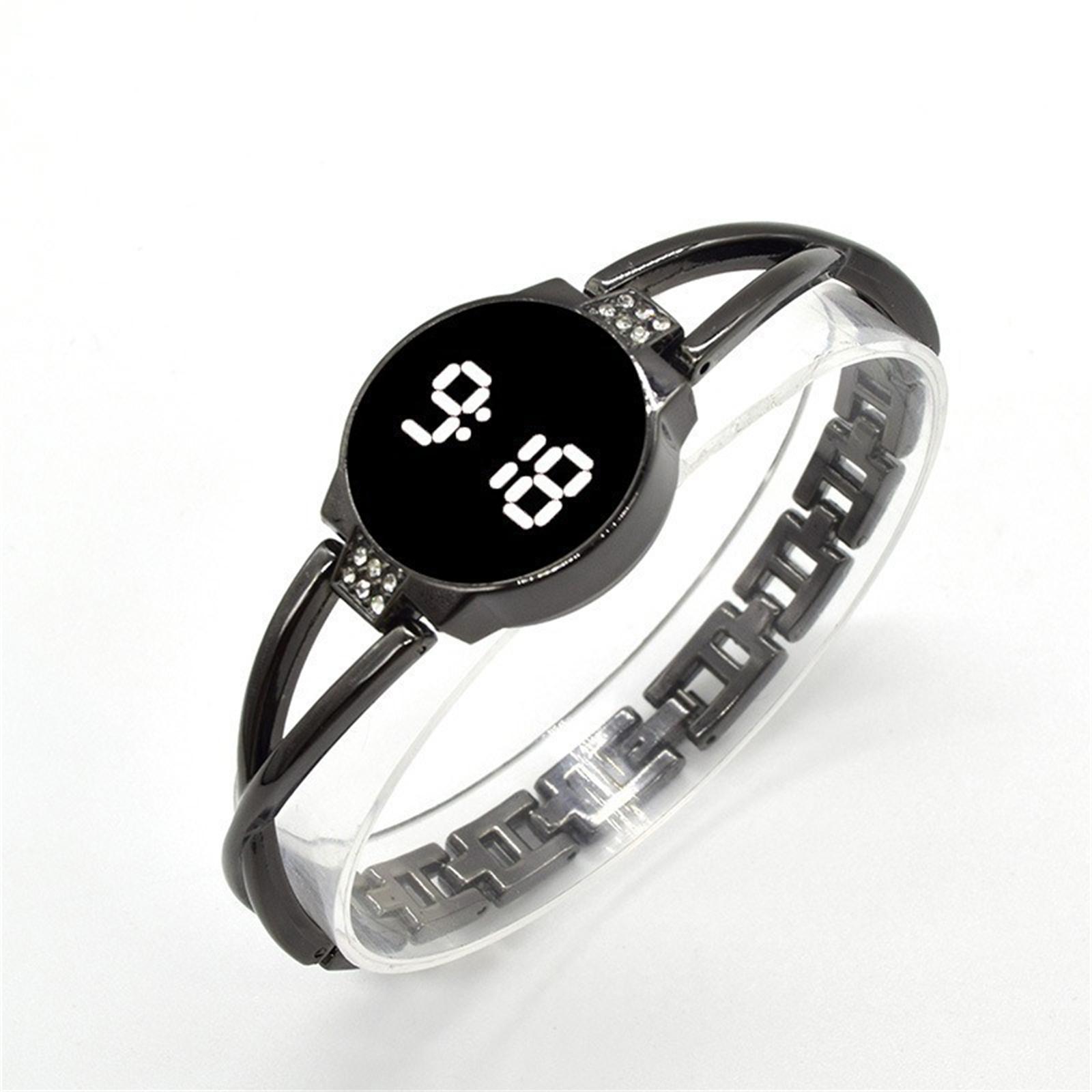 

Модные женские электронные часы с кожаным ремешком – Стильные цифровые наручные часы для леди, Элегантный дизайн, Идеальный подарок на день рождения, , для повседневной носки One Size