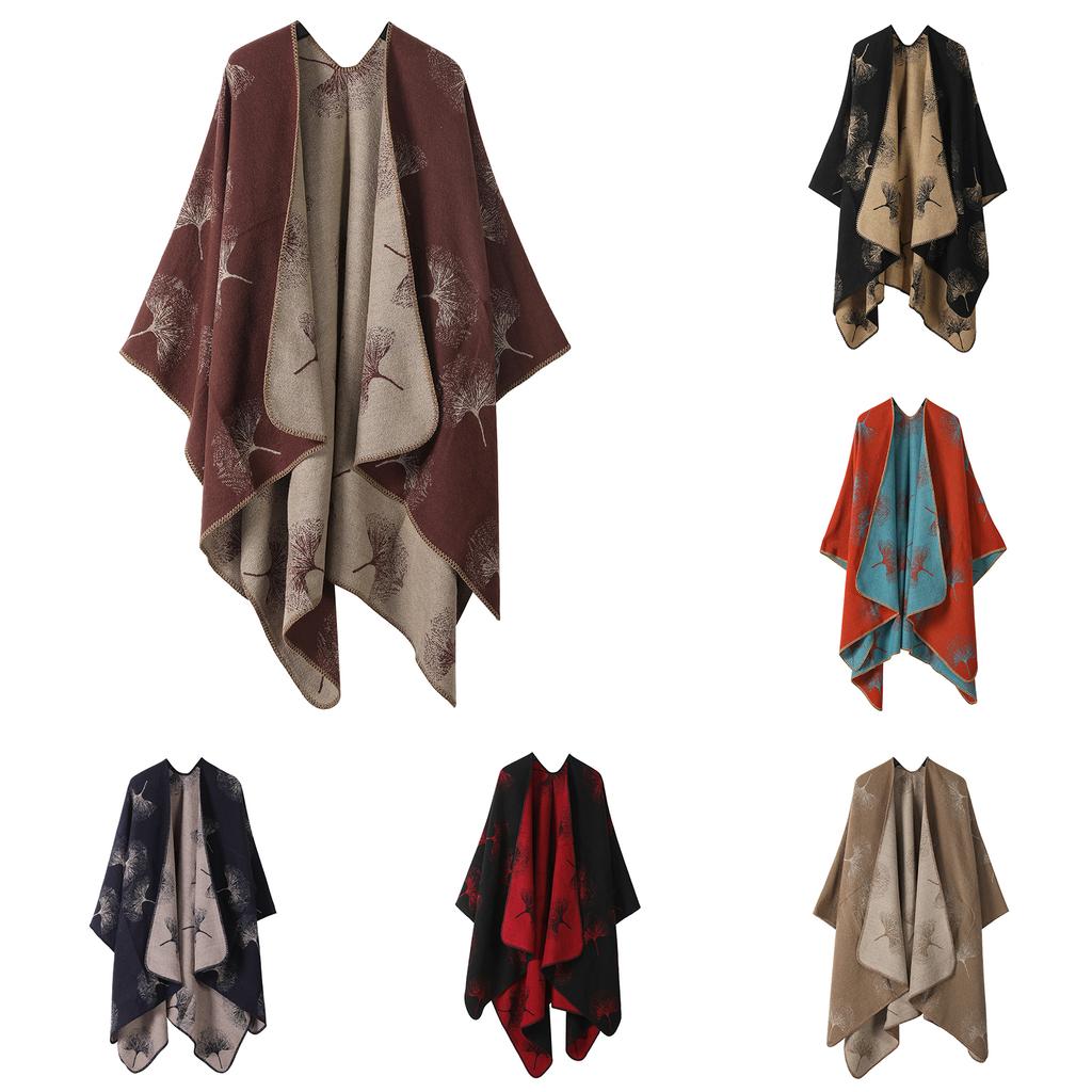 Ladies' Fashionable Knitted Shawl , High-end Travel Wear , Imitation Cashmere Cloak