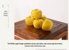 Golden Silk Nanmu Wood Car Ornaments - Apple Red, Water Ripple Design, Christmas Gifts