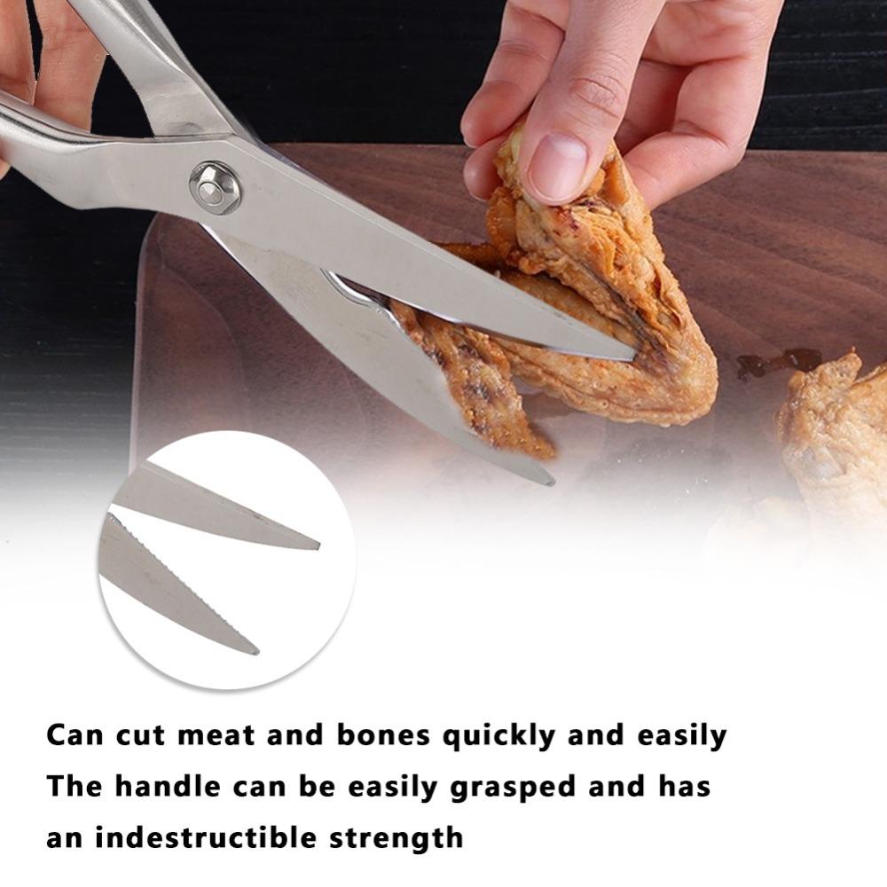 Ultra Blades Heavy Duty Shears Safety Lock Food Prep Scissors Kitchen Scissors For Chicken