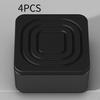 4 Pieces Anti Vibration Pads Bed Furnishing Risers Non Slip Noise Dampening for Washing Machine