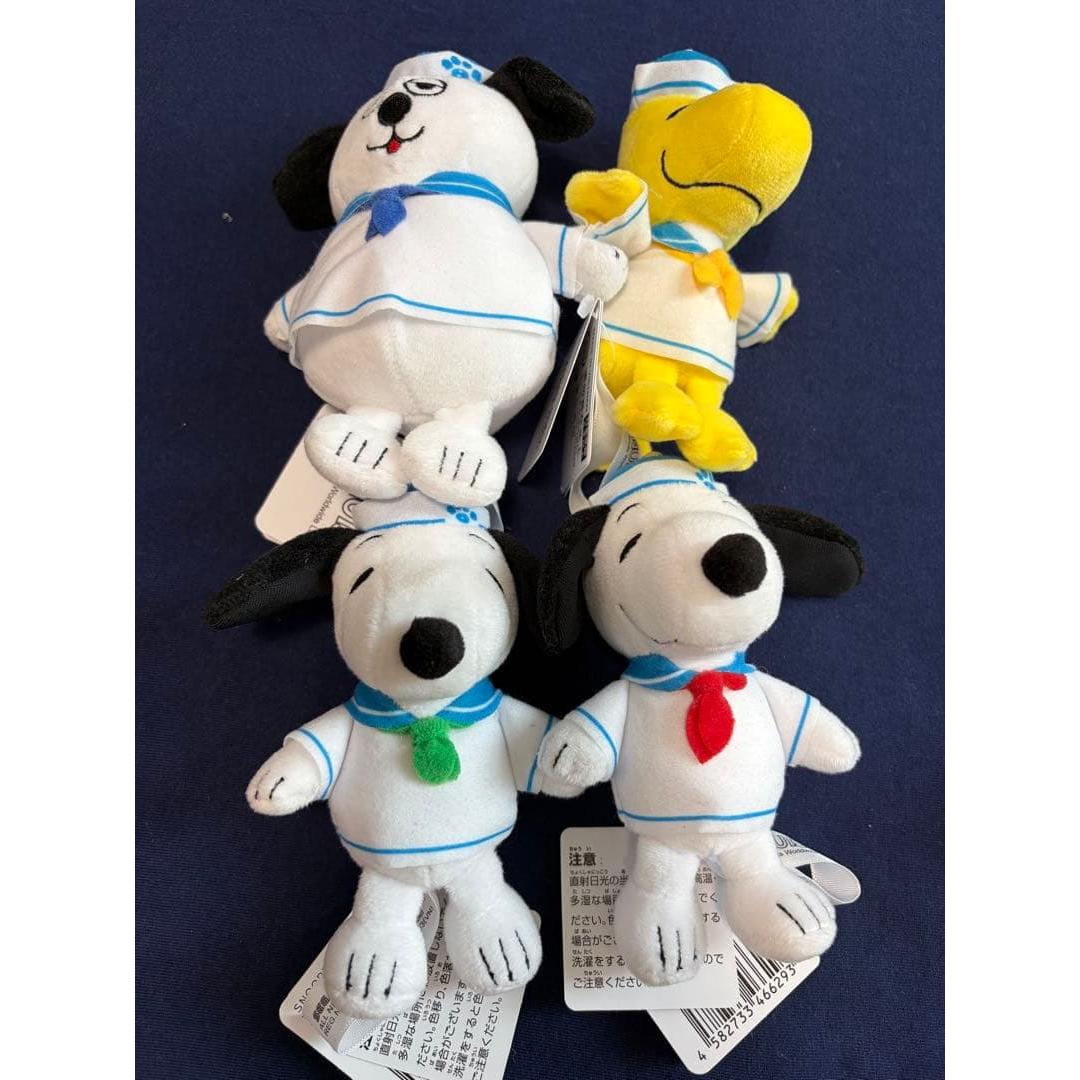 Brand new with tags SNOOPY Mascot Marine 4-piece set