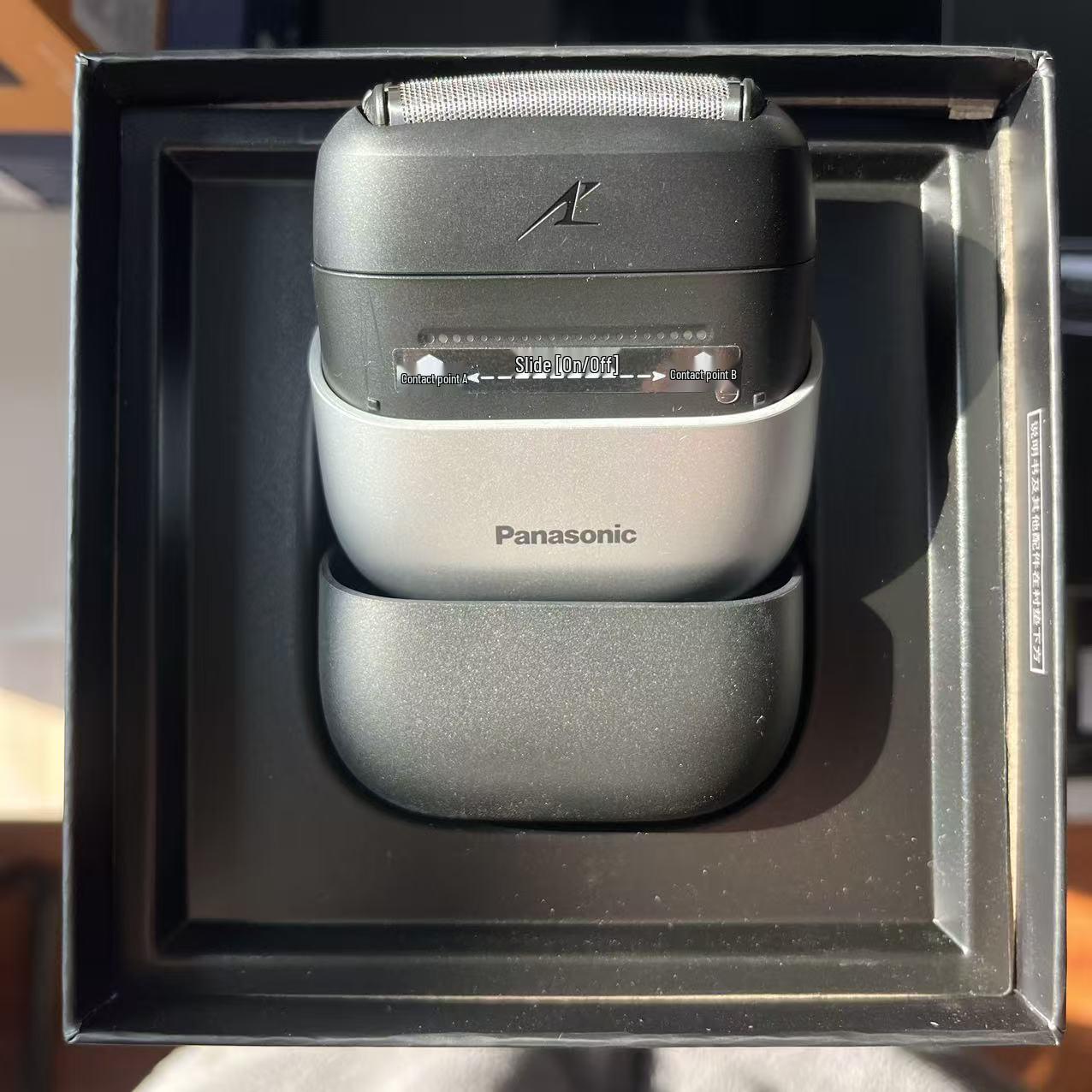 Panasonic ES-PCM3A Компактная портативная мужская роторная бритва серый