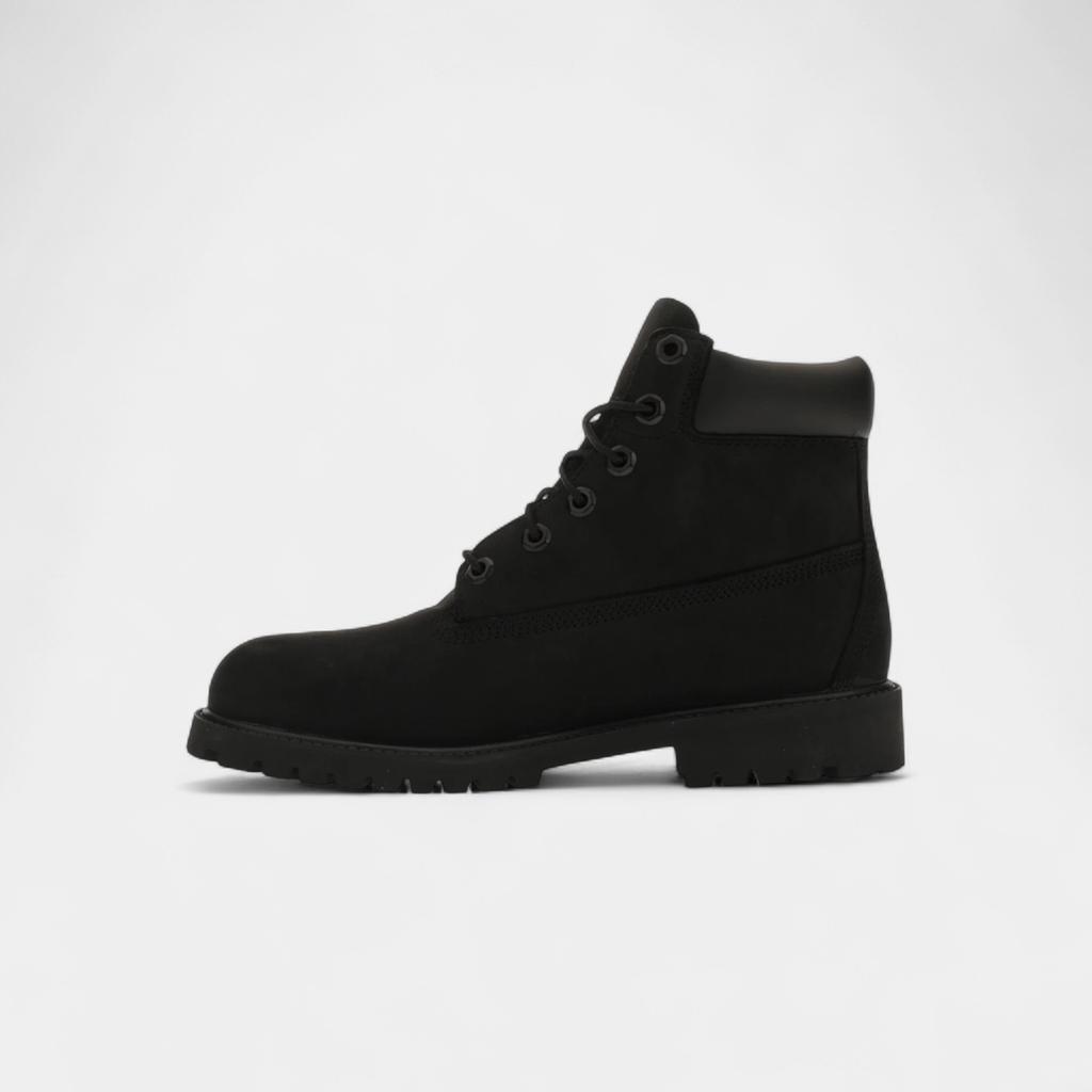 Timberland 6" Premium Boot Black Nubuck (GS)