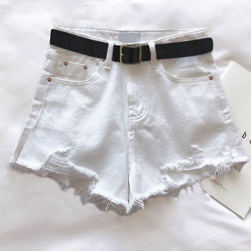 Streetwear Stylish Sexy Shorts Girls Vintage Ripped Jeans Shorts Women High Waist Denim Shorts Female Summer Chic Casual