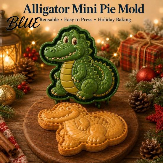 Kitchen Gadgets for Baking Holiday Mini Hand Pie Molds Animal Filled Press Baking Easy Release Dough Molds Reusable Non-Stick Cutter And Shaping