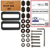Roof Rails Renault Kangoo 19992008 Black Aluminum Solid Durable