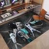Benutzerdefinierter Teppich Cristiano Ronaldo Muster Druck Name Text Weicher Rutschfester Boden Teppich für Zuhause Innen Dekoration