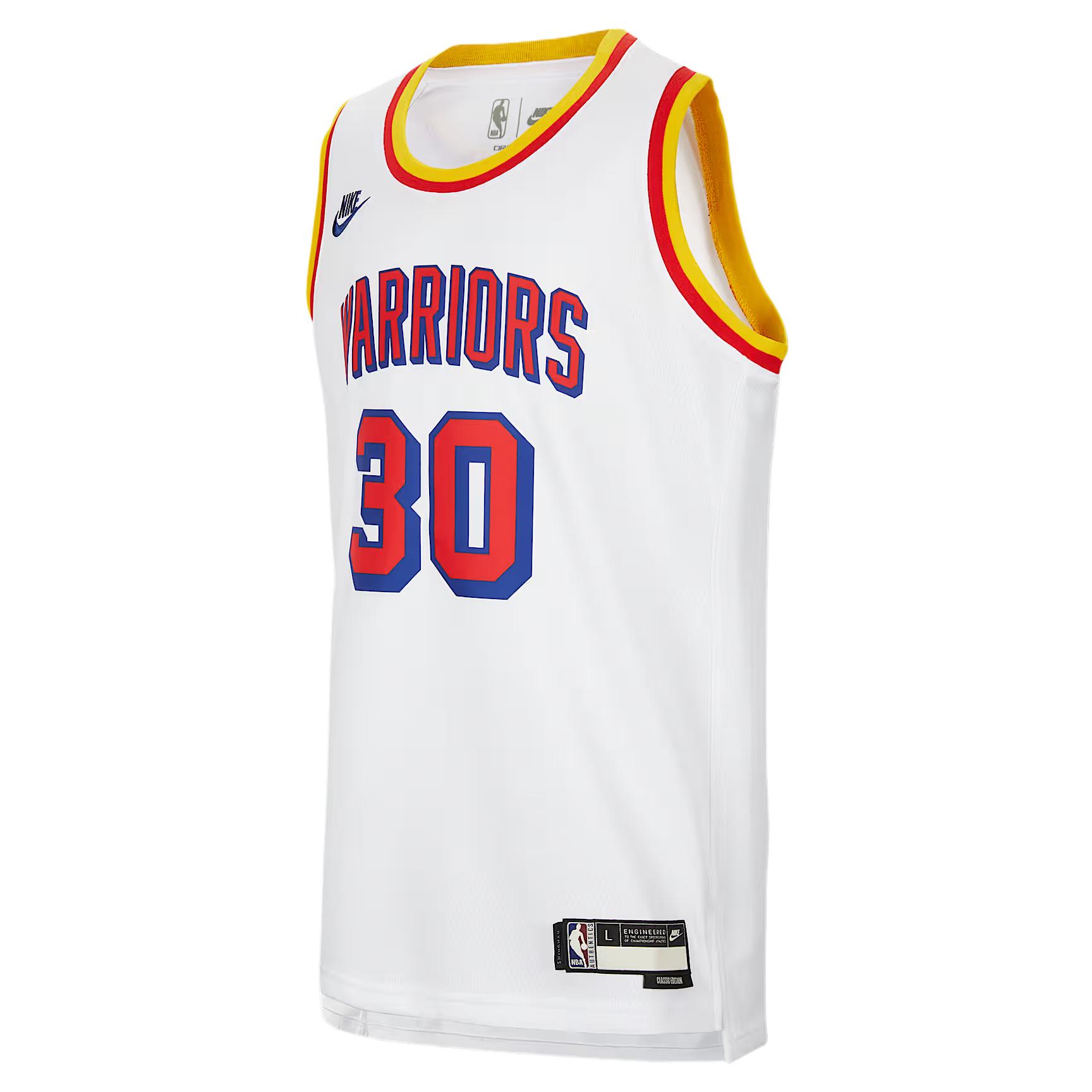 

Джерси Nike Dri-Fit NBA серии Hardwood Classics Swingman Комфортный Модный Повседневный С коротким рукавом Детские топы Белый IF4501-100 S