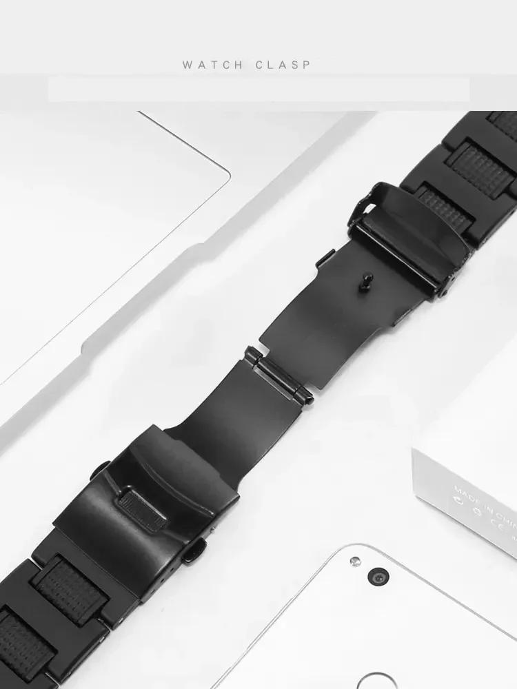 Plastic Watchband for Casio g-shock GA-1000 1100 GW-4000 GW-A1100 A1000 Watch Strap Black Quality Mens Sport watch Bracelet