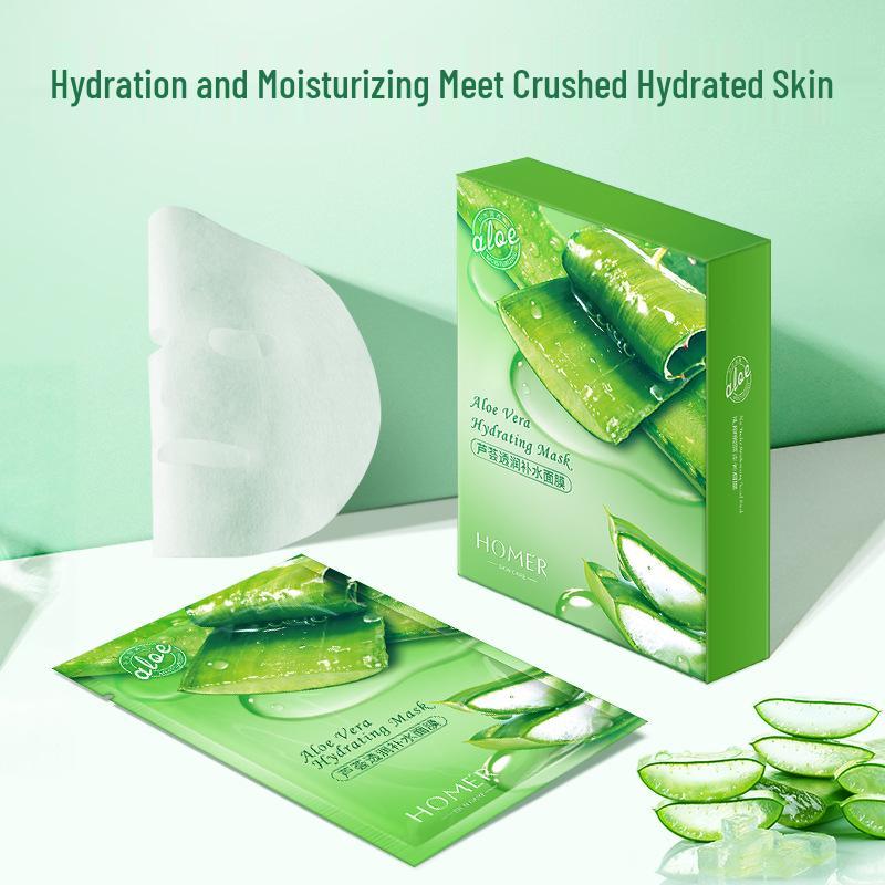 HanMeiJi Aloe Hydrating & Moisturizing Tencel Mask - Box of 10 Sheets