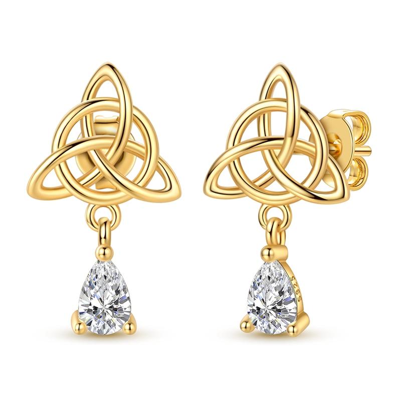 925 Sterling Silver Pendant Earrings for Women Wedding Jewelry Gift Sweet Cherry Butterfly Dragonfly Pony Drop Earrings Eardrop