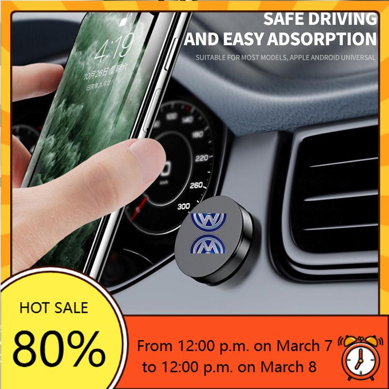 VW GTI GOLF Runde Magnetische Handy-Autohalterung Für Volkswagen VW Jetta Polo T4 T5 T6 Sharan Touareg Gol T-Cross Touran Zubehör