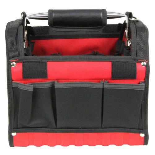SK11 Tool Carry Bag PRO Hard Bottom Tool Bag with Tool Storage Pockets (STC-HB-S)