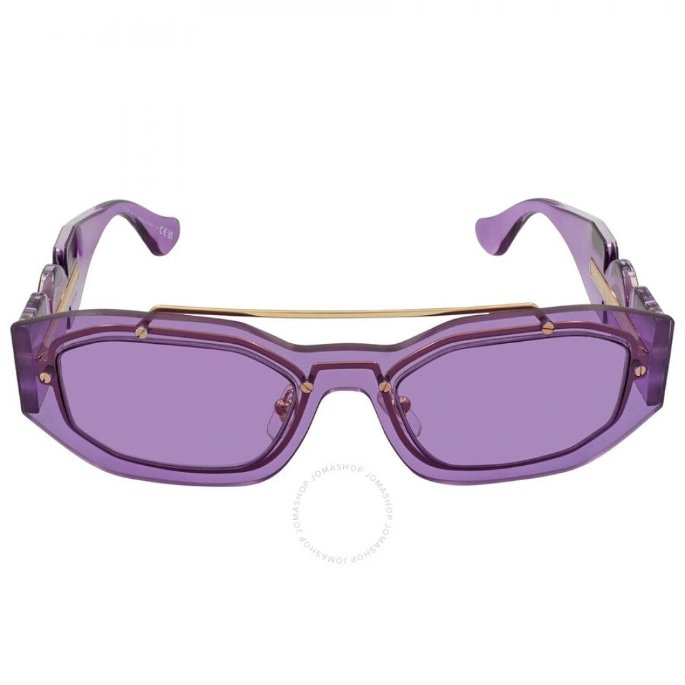 

Versace Violet Geometric Unisex Sunglasses VE2235 100284 51