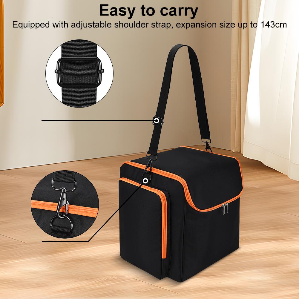 Speaker Tote Bag with Shoulder Strap & Extra Pockets Portable Speaker Carry Case for JBL Partybox Encore Essential Speaker
