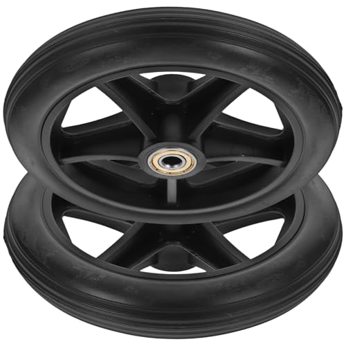 

POPETPOP Wheelchair Caster, 6-inch Wheelchair Wheel, Wheelchair Front Wheel, Replacement Wheel, Wear-Resistant, Non-Slip, Manual Wheelchair, Wheelchai