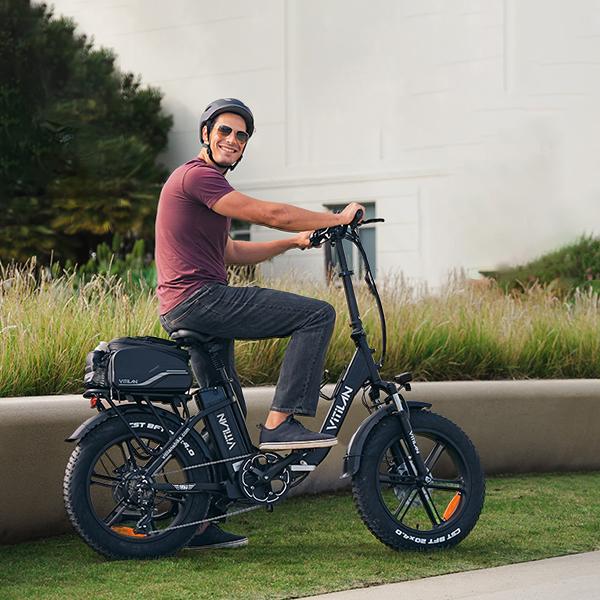 Vitilan U7 2.0 adult electric bicycle, women's electric bicycle 750W motor, 48V20Ah battery 20 inch men's electric bicycle