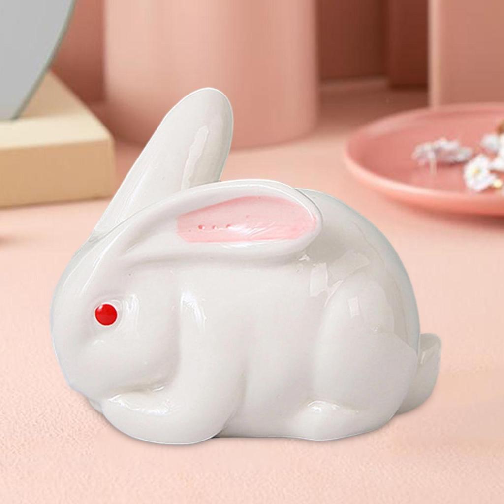 Rabbit Statue Easter Decoration Bunny Decoration for Bedroom Home Decor Desk
