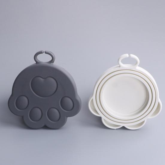 Silicone Can Sealing Lid Cat Paw Dogs Cats Canned Food Cover Replacement Universal Multi-functional Preservation Sealing Lid