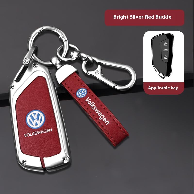 For Volkswagen VW GTD Magotan Golf 8 MK8 ID.3 ID.4 ID.6 Accessorie Car TPU Zinc Alloy Key Case Bag Car Key Chain Metal Key Shell