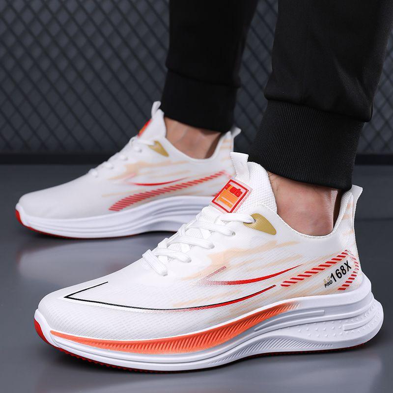 Mesh Shoes Spring and Autumn New Mesh Breathable Soft-soled Running Shoes Comfortable Sports Shoes