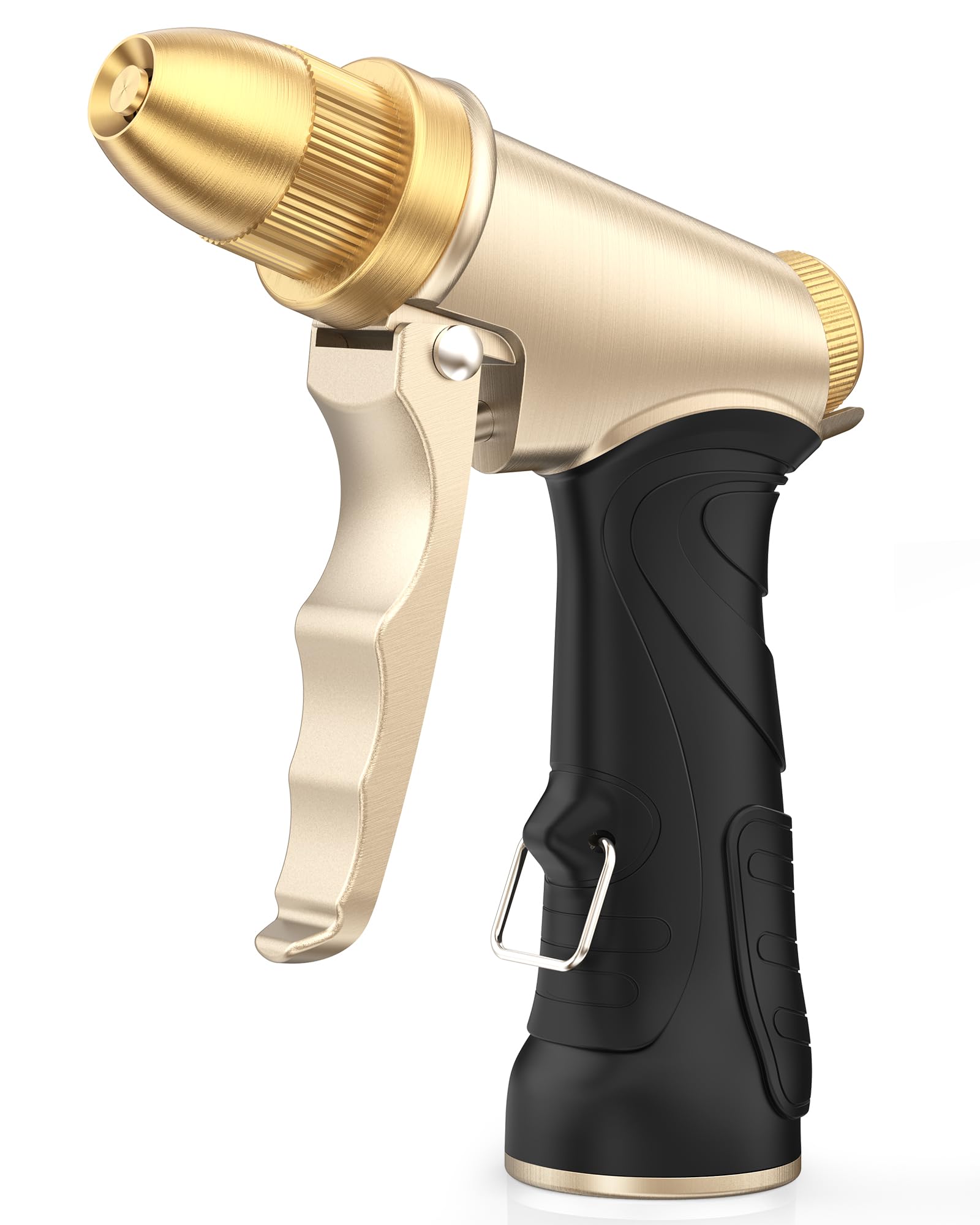 

Garden Hose Nozzle, Upgraded Heavy Duty Metal Spray Nozzle, High Pressure Water Nozzle with Adjustable Spray Patterns for Watering Plants, Car Washing Adjustable Patterns