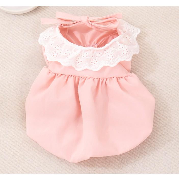 

Summer Princess Style Anti-Shedding Dress for Cats and Small Dogs S Chest 35cm Back 25cm 3-4kg розовый