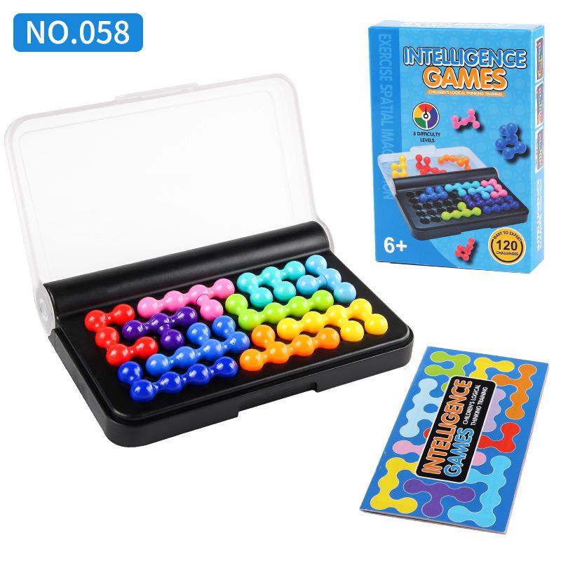 Cross-Border Magic Bead Puzzle: Educational Logic Training Board Game with Colored Beads