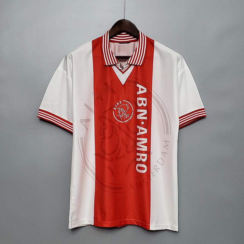 9596 Eredivisie Ajax hazai retro mez Kruy Wiedt de Boer Littman népszerűtlen futballmez