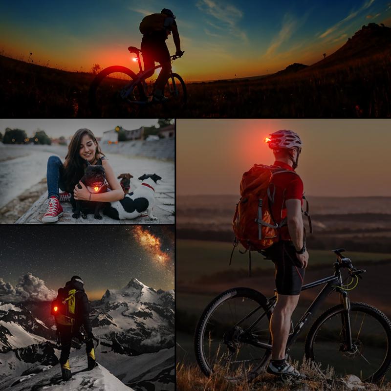 Multi-Function Bike Rear Light 111 Lumens MTB Cycling LED Waterproof Bicycle Light Tail Light for Bicycle Accessories