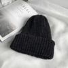 Klassische Damen Chenille Samt Wintermütze Retro Beanie Mütze Vintage Gerippt Gestrickt Fischer Hip Hop Einfarbig Sturmhaube