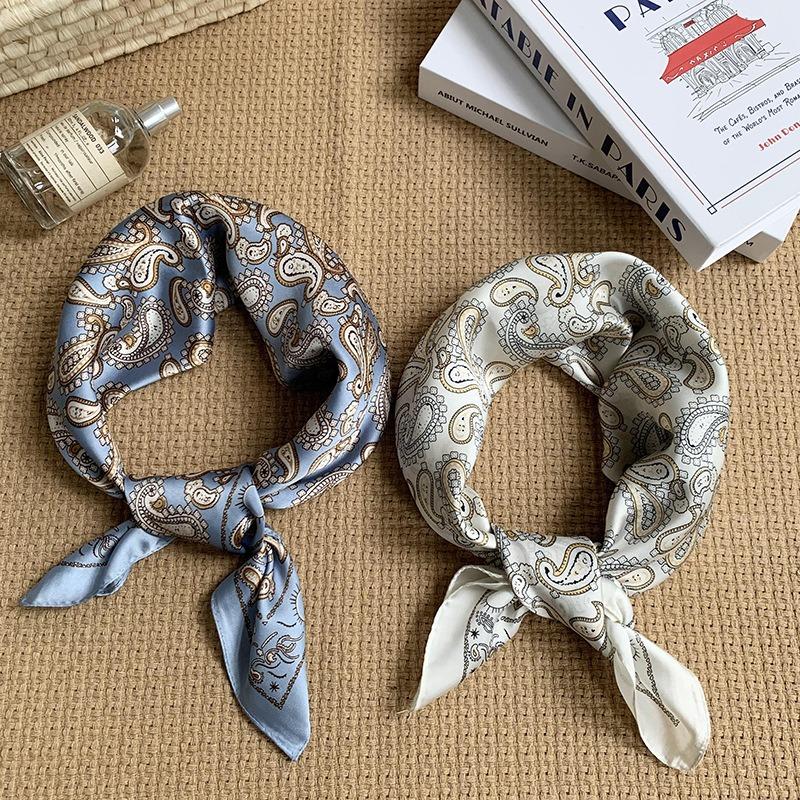 70 small square scarf silk scarf women cashew print silk scarf headscarf professional scarf satin scarf