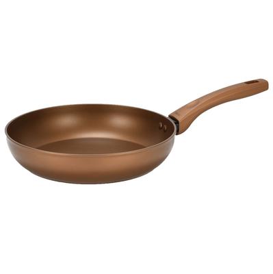 PEARL METAL VISIONS Frying Pan, 26cm, IH Compatible, Gold Coating, CP-8812
