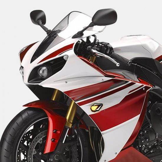 Yellow/White Motorcycle LED Flush Mount Turn Signals Indicator Blinker Light 12V