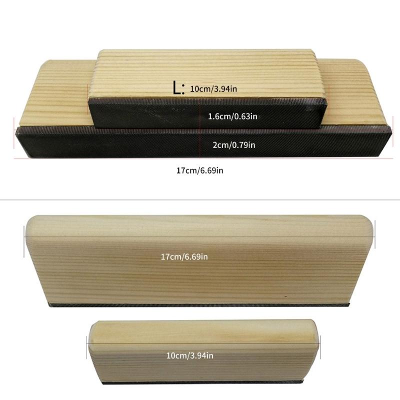 Fret Polishing File for Electric Guitars Basses Ukuleles Banjos and Mandolins Fret Levelling File Luthier Repair Tool