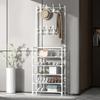 New 5-layers Shoe Rack Household Floor To Ceiling Integrated Clothing and Hat Rack Simple Shoe and Clothing Multifunctional Rack