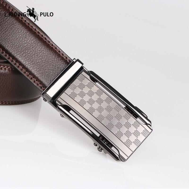 Men's Belt Automatic Buckle Casual High Quality Middle-aged Youth Business All-match Simple Belt