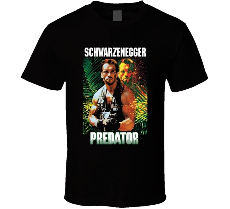 Predator Schwarzenegger Action Movie Unisex T-shirt