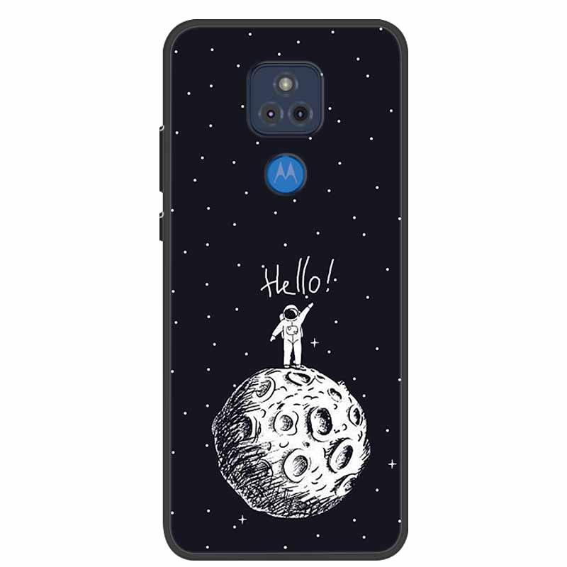 For Moto E7 Plus Case Bumper Silicone TPU Soft Phone Cover For Motorola Moto E7 Plus Case Cartoon Funda E 7 Plus E7Plus Coque