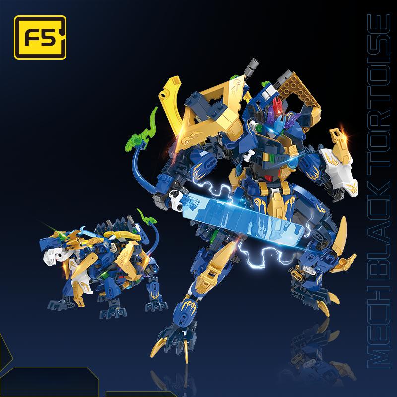 F5-A0001-A0004 Morphing Mecha series 2-in-1 robot puzzle assembling model aldults birthday building blocks toy gift
