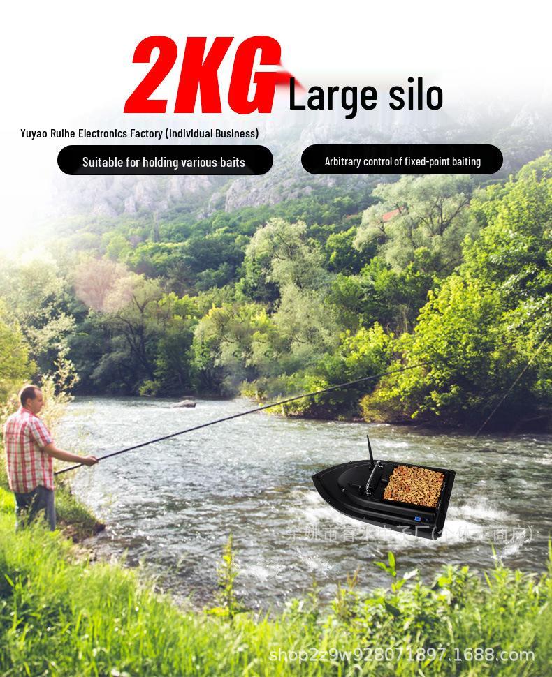 Large Remote Control Bait Boat with GPS & Auto Return for Fast Cruising
