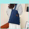 Denim Tote Bag For Women With Zip Closure And Inner Phone Pocket For Daily Use