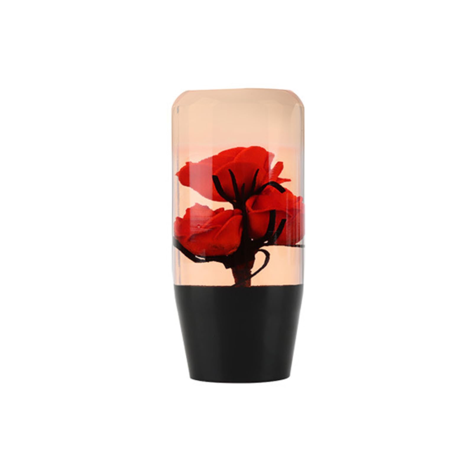 

COZENTA Submersible Flower Crystal Car Custom AT MT Universal Shift Knob (Red 10cm) 10cm червоний
