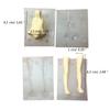 DIY Cake Decorating Baking Craft Mould Tool Silicone Fondant Molds Dolls Body Leg Model Aromatherapy Plasters Clay Molds