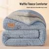 2025 New Milk Velvet Coral Fleece Cotton Quilt - Thick, Warm Winter Quilt for Dormitory Double or Single Beds