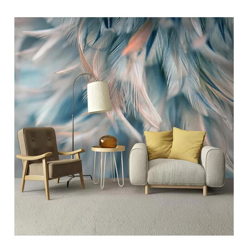 

Флизелиновые обои 3d Цветное перо Фреска Гостиная Спальня Домашний декор Фон Настенная роспись Современные обои 200 cm(W) x 140 cm(H)