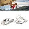 2 Pcs 25kN Climbing Bolt Hanger Stainless Steel Climbing Holds Bolt Hanger  Aerial Work