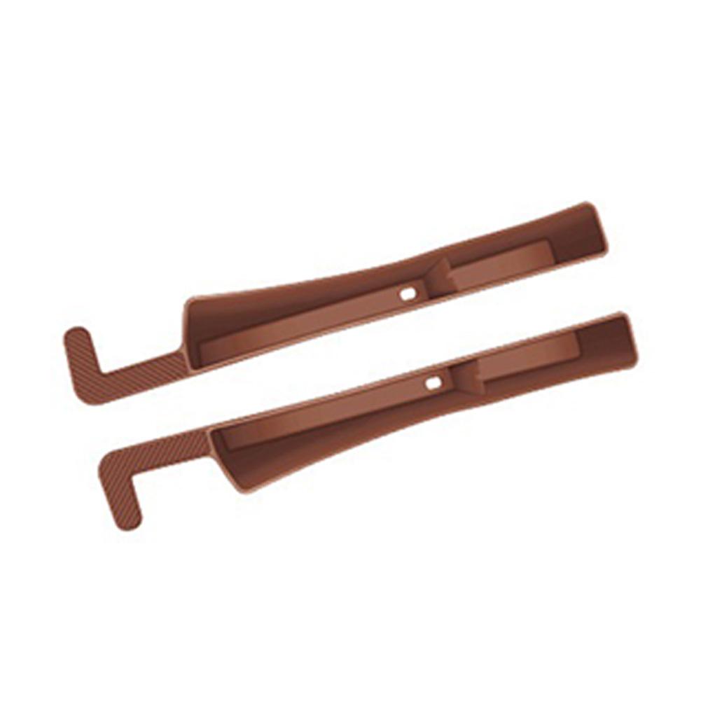 

2 шт. Органайзер-заполнитель щели между сиденьем и консолью для предотвращения падения, Блокатор щели сиденья коричневый